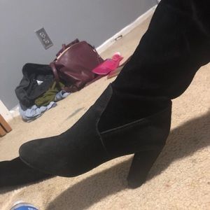 black heels